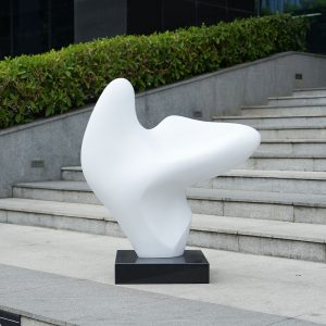 Modern abstract cloud sculpture