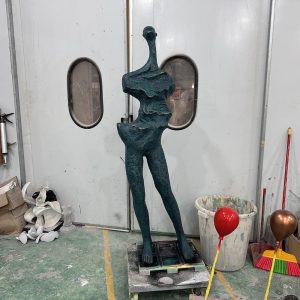 Abstract human sculptures Twisted series art installations