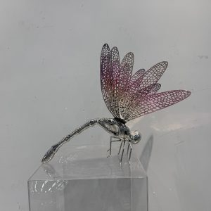 Metal dragonfly sculpture modern art decoration