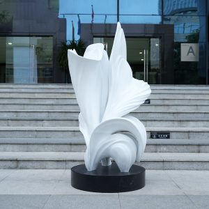 Blooming Modern Abstract Art Sculpture