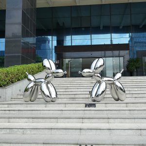 Balloon Dog Mirror Polished