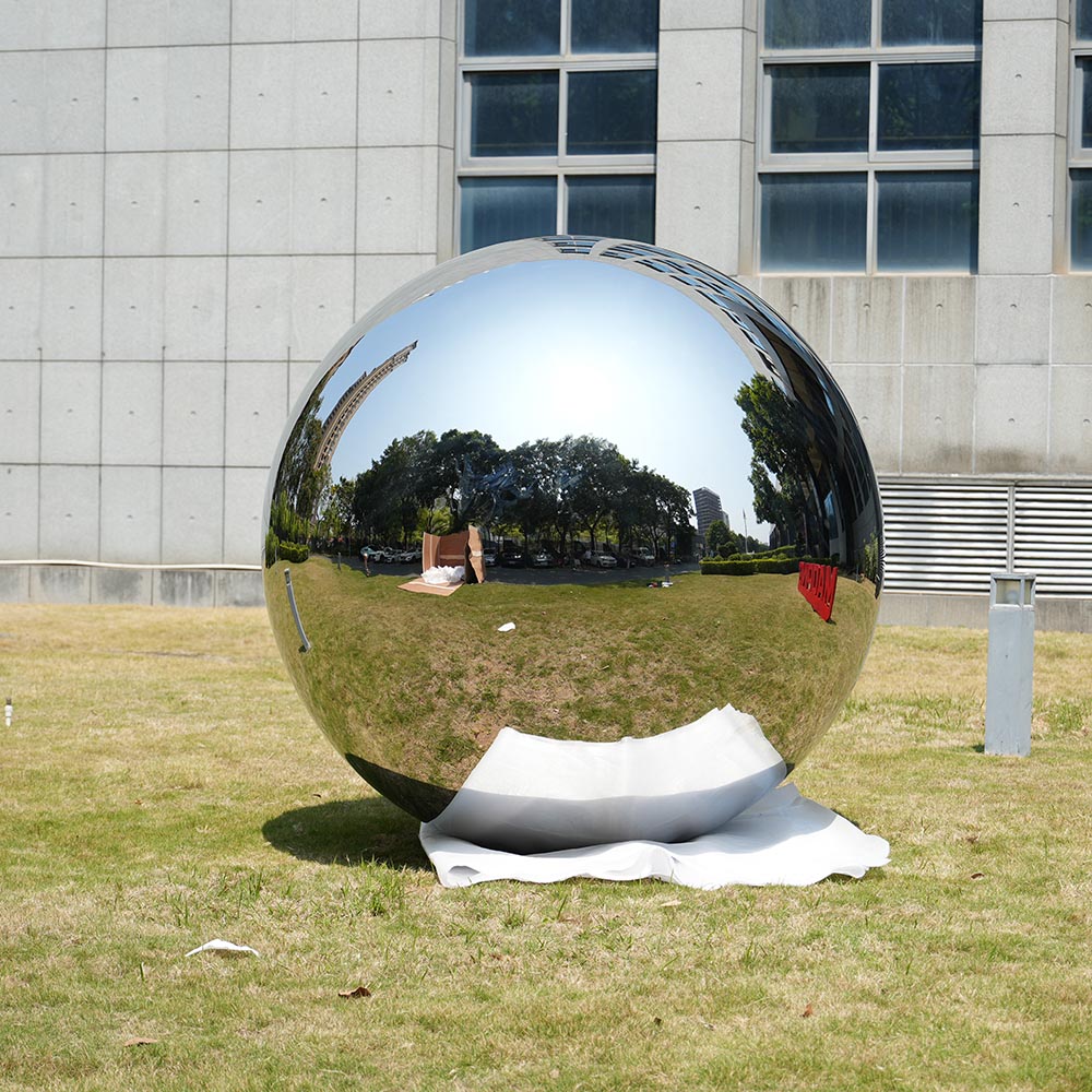 2100mm 7 feet large metal sphere polished mirror stainless steel sphere - Image 3