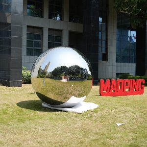2100mm 7 feet large metal sphere polished mirror stainless steel sphere
