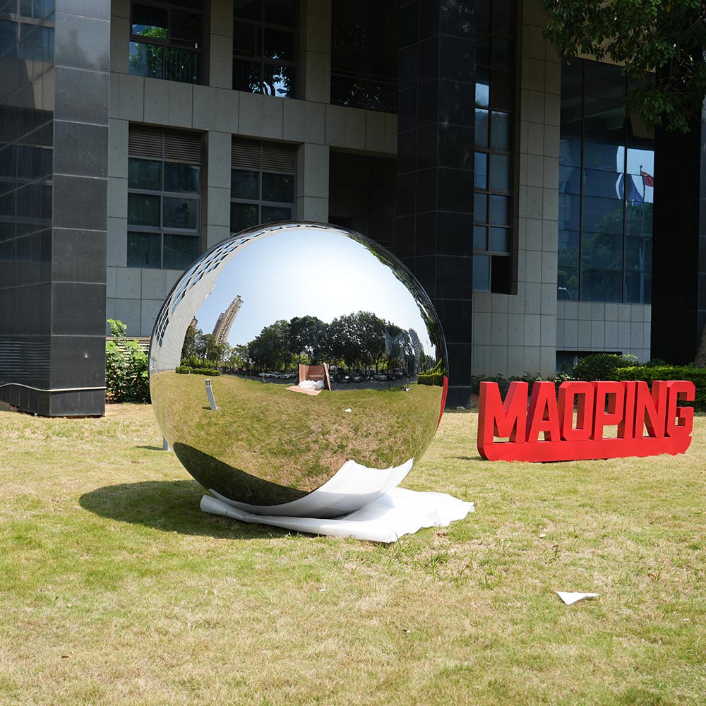 2100mm 7 feet large metal sphere polished mirror stainless steel sphere