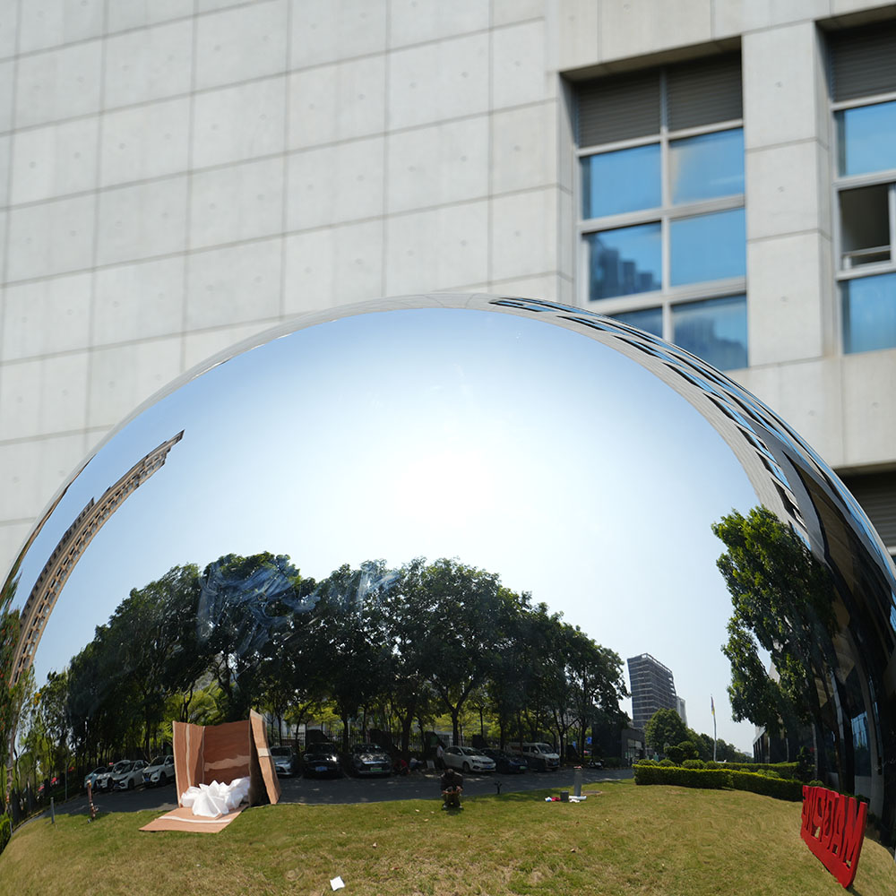 2100mm 7 feet large metal sphere polished mirror stainless steel sphere - Image 4