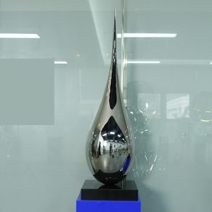 Silver Drop Melody Abstract water drop shape decorative artwork