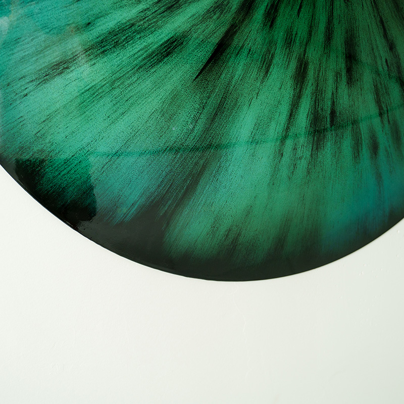 Emerald Eye Modern stainless steel wall art decoration - Image 3