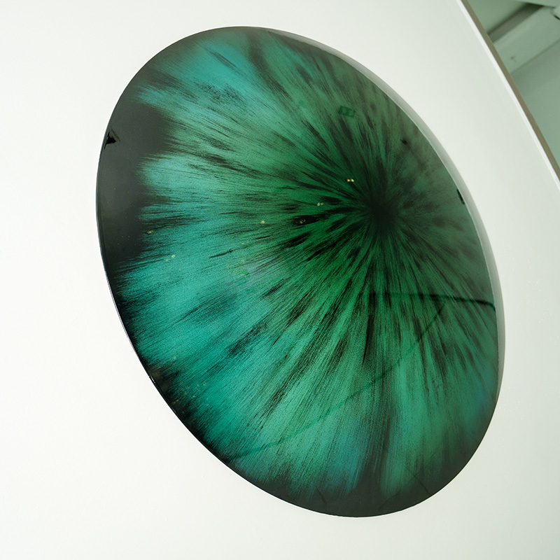 Emerald Eye Modern stainless steel wall art decoration - Image 4