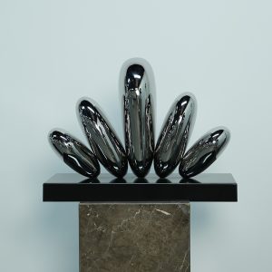 Surge of Power Abstract Stainless Steel Sculpture