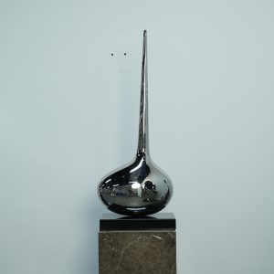 Drops of Time Mirrored Stainless Steel Art Sculpture Modern Decorations
