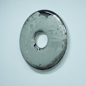 Ancient Mirror Ring - Modern Stainless Steel Sculpture