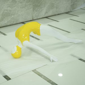 Elegant Yoga Sculpture Modern Art Home Decor