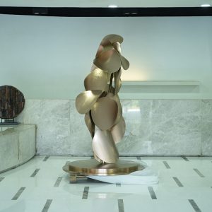 Modern stainless steel sculpture Abstract style public art sculpture