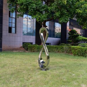 Ring of Eternity Stainless Steel Sculpture Outdoor Garden Art Decoration