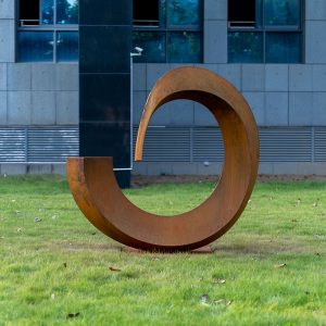 Weathering Steel Creative Outdoor Art Sculpture