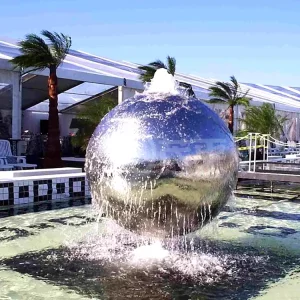 Garden Decoration Large Stainless Steel Sphere water features