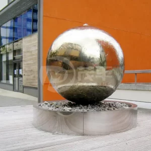 Stainless Steel Spheres Water Features Water fountain balls for garden